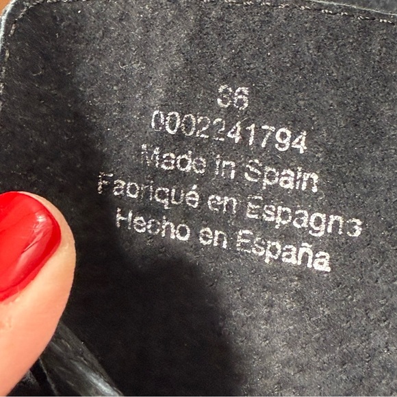 Free People Juliette Kitten Heel Ankle Boots Black Leather Size 36 Witchycore - Picture 8 of 9